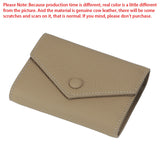 Royal Bagger Short Wallets for Women Genuine Cow Leather Fashion Trifold Wallet Large Capacity Coin Purse Thin Card Holder 1561