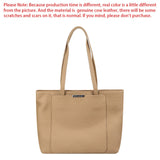 Royal Bagger Tote Bags for Women Genuine Cow Leather Fashion Casual Large Capacity Shoulder Bag Commuter Handbag 1523